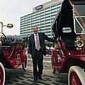 Bill Ford, Ford Motor Company executive chairman and great-grandson of Henry Ford, joined hundreds of Model T enthusiasts who gathered at Ford's World Headquarters to celebrate the centennial anniversary of the iconic Ford Model T. 